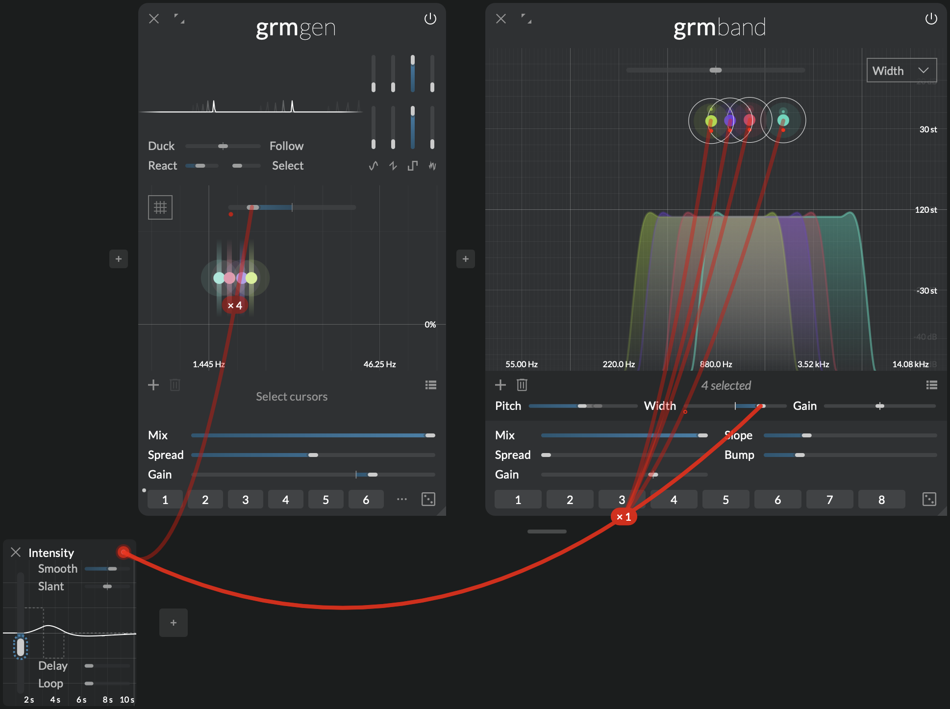 Screenshot showing Control used as a macro