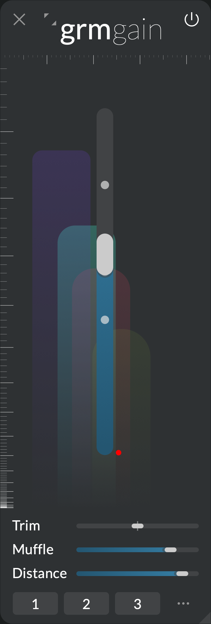 Screenshot of the Gain module