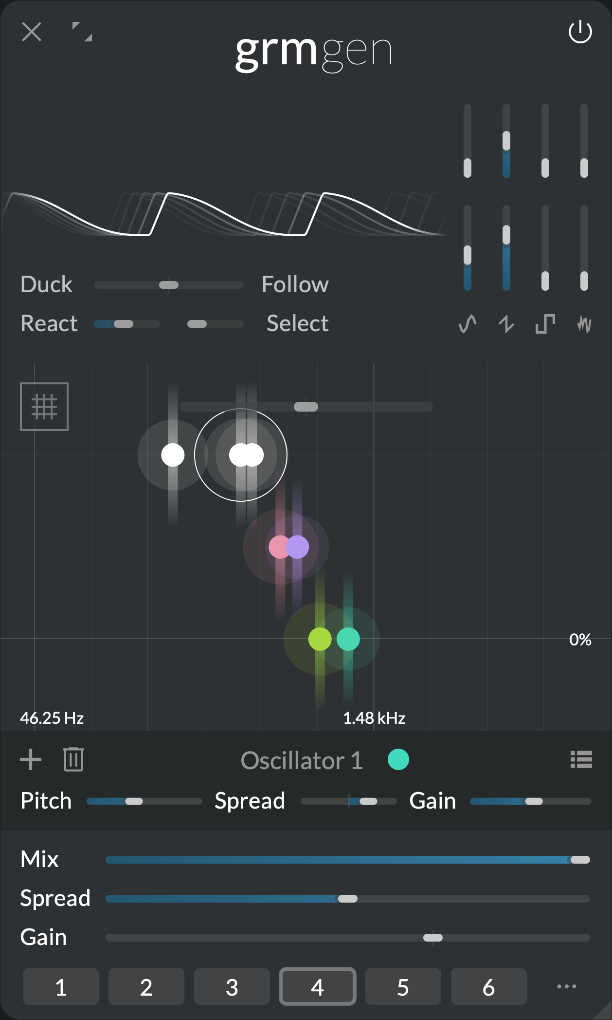 Screenshot of the Gen module