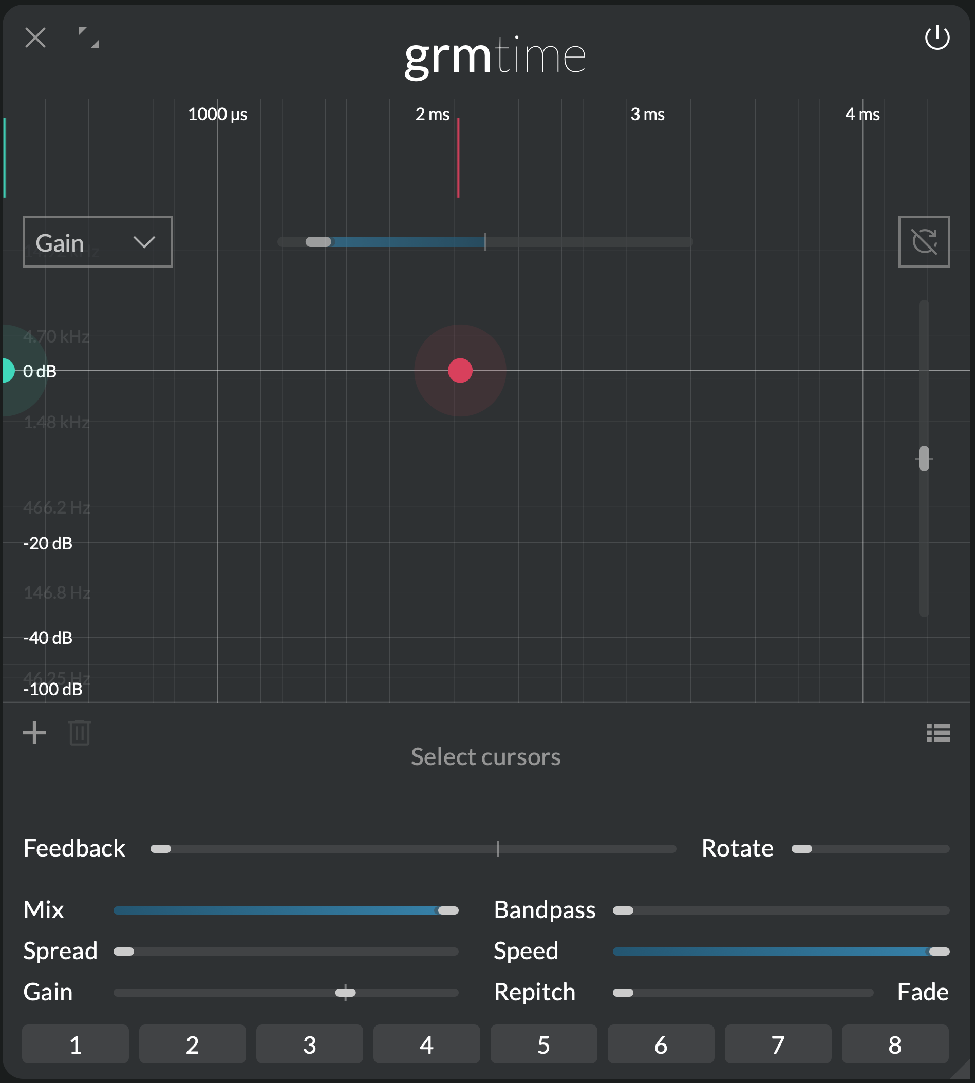 A screenshot of Time used for Haas or Precedence effect