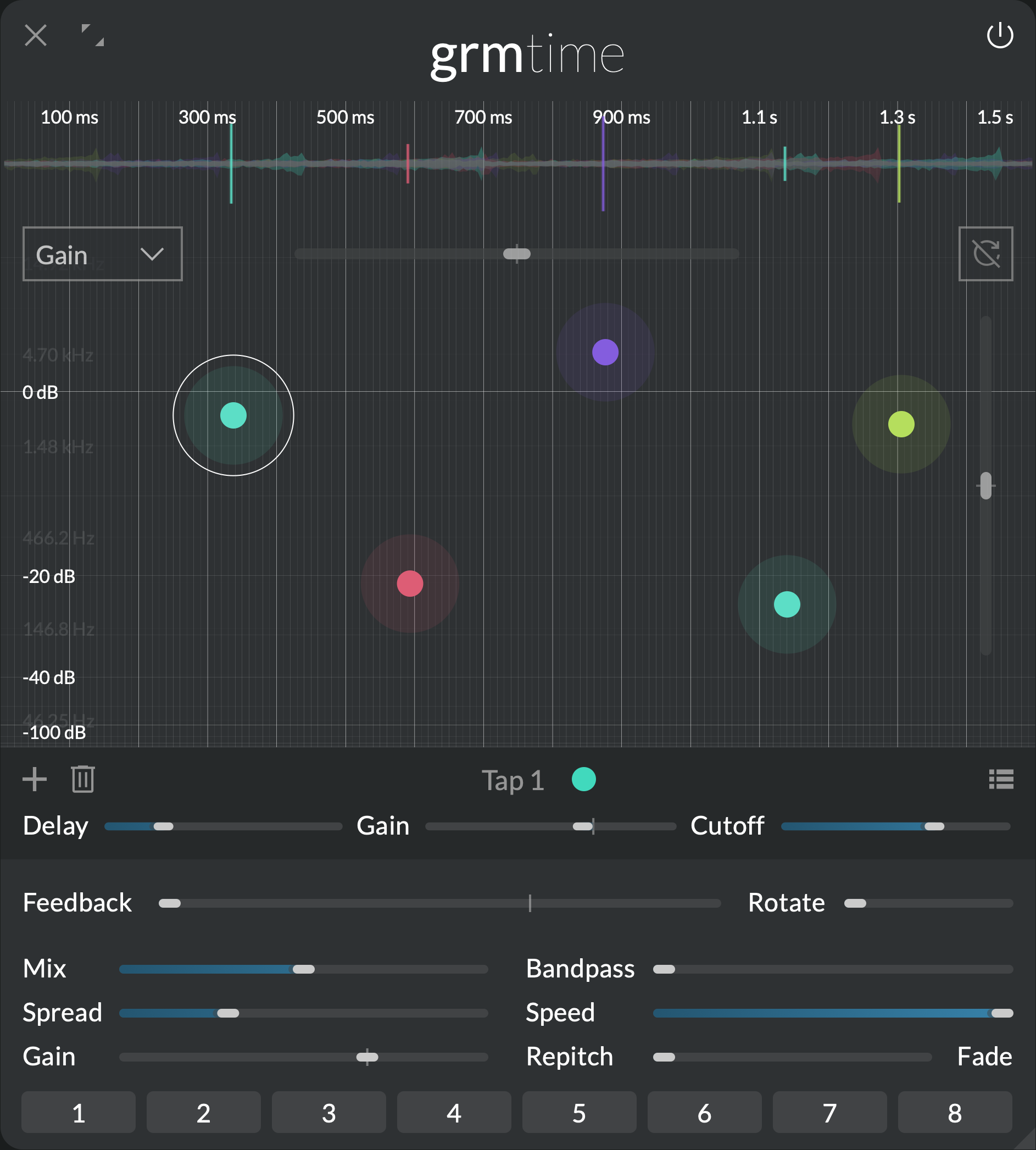 Screenshot of the Time module